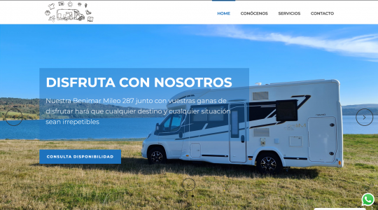 Web de Autocaravanas Mairuso